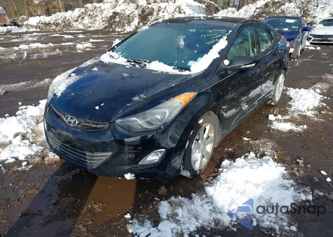 2013 Hyundai Elantra Limited z USA, uszkodzony, nr VIN 5NPDH4AE3DH336164